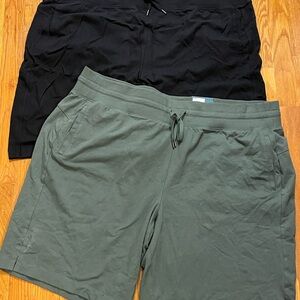 Tek Gear Bundle - Black and Olive Athletic Shorts